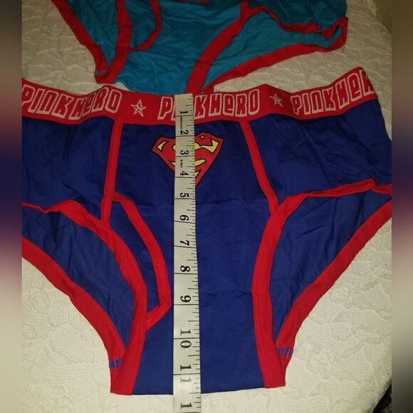New Men's  Briefs Superhero Lovers Batman + Cotton Superman 4 Pack 2XL - Picture 9 of 16